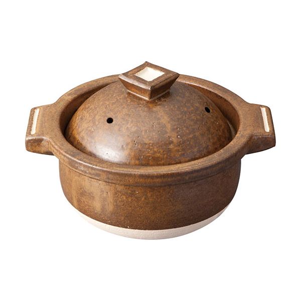 信楽焼 Hangout ごはん鍋(3合用) 24.5×29.5×16.5cm(2L) B1155569