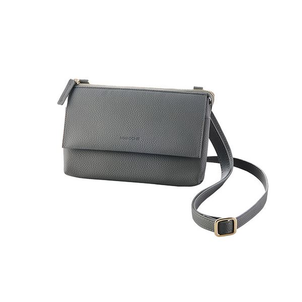 エレコム MAPOCHE スマホ汎用ショルダーポーチ 横型タイプ グレージュ P-MAP07GB