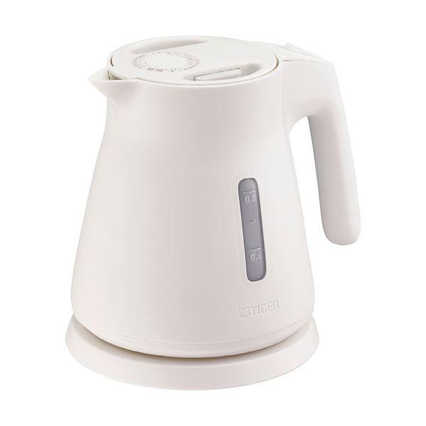 タイガー 電気ケトル0.8L ホワイト 20.3×15.9×18.2cm C6119587