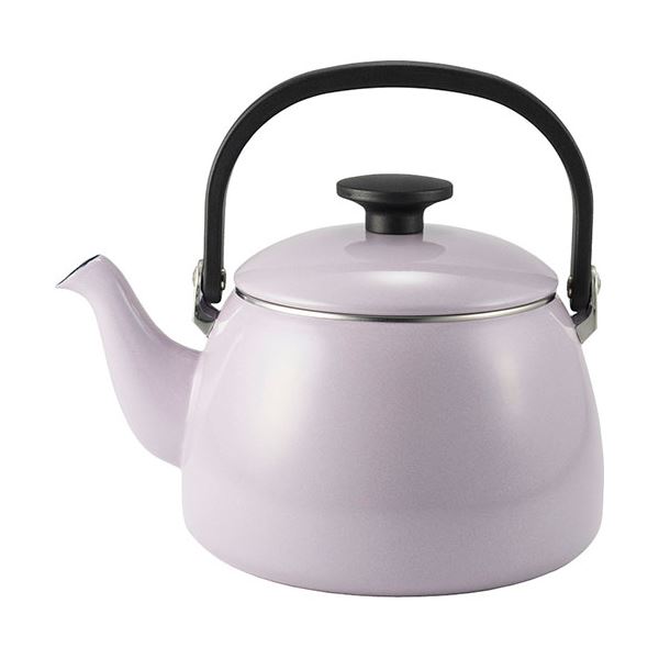 富士ホーロー コットンプラス ケトル2.5L パープル 24×18.5×21cm C6124637
