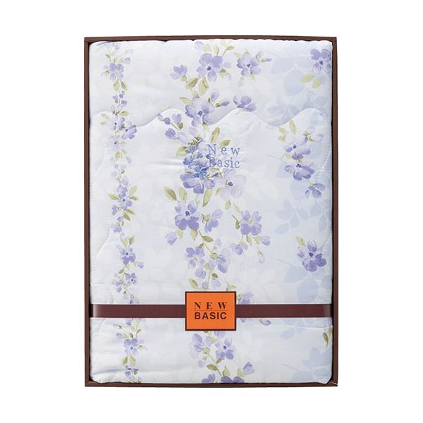 ニューベーシック ウォッシャブル肌掛けふとん ブルー 140×190cm B1137537