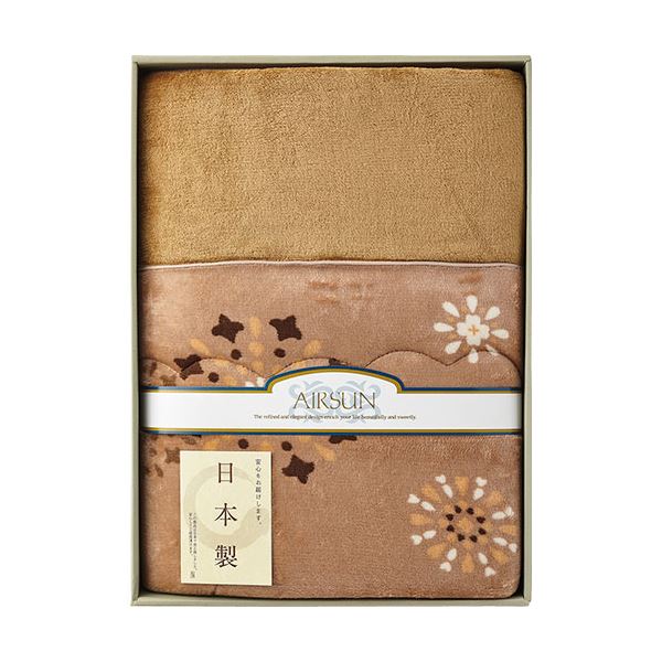 吸湿発熱わた入り 国産やわらかタッチ毛布ふとん 140×190cm SV-4010 L9054584