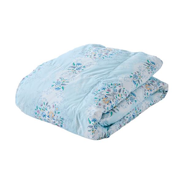 ミントン 羽毛肌掛けふとん ブルー 150×210cm B1158539