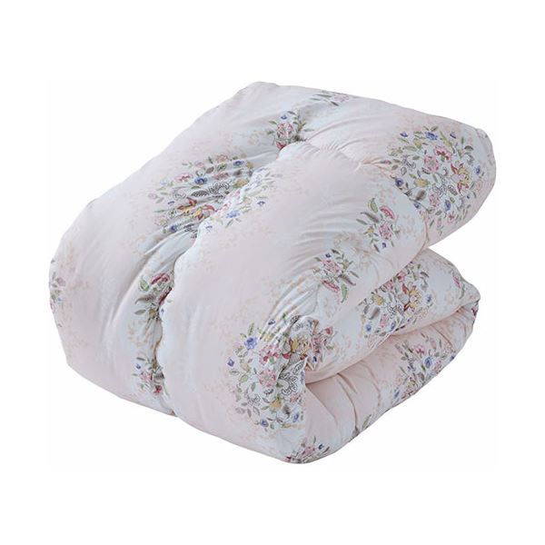 ミントン 合繊掛けふとん ピンク 約150×210cm C6084655