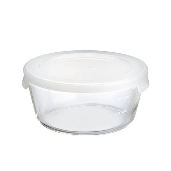 【5セット】 HARIO 耐熱ガラス製保存容器・丸600ml MST-60-TWX5