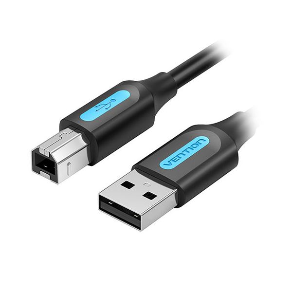 【10本セット】 VENTION USB 2.0 A Male to B Maleケーブル PVC Type 1m ブラック CO-7194X10