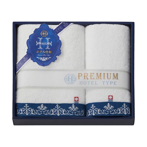 今治プレミアムホテル仕様 フェイスタオル&ウォッシュタオル フェイスタオル33×80cm、ウォッシュタオル33×35cm B1086616