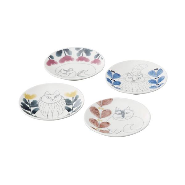 リサラーソン 豆皿4枚組 φ9cm C6098540