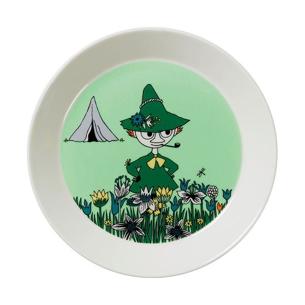 アラビア ムーミン クラシック プレート19cm スナフキン φ19×2.5cm C6006579