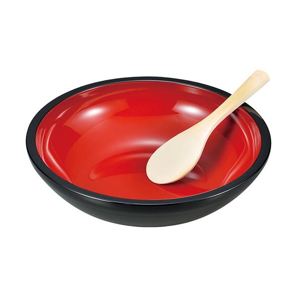 大盛鉢 杓子付 鉢φ30.3×7.5cm、杓子6.5×20cm C6106619