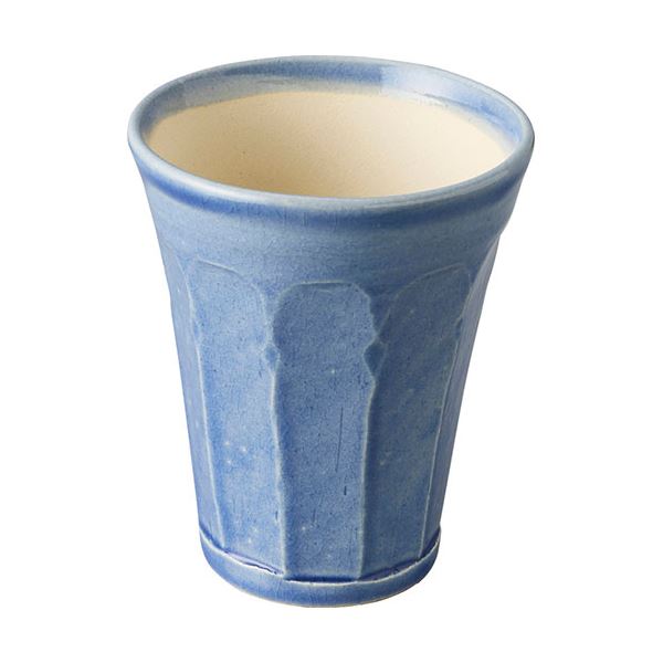 信楽焼 泡うまビアカップ ネイビー φ10×11.5cm C6102539