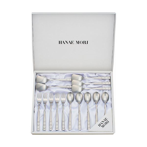 ハナエモリ スナック15ピースセット コーヒースプーン・ヒメフォーク・アイスクリームスプーン×各5 B1132517