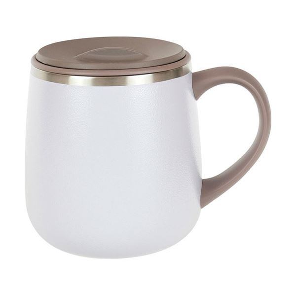 フォルテック オフィスマグ アイボリー 13×9.5×10.5cm L9017558