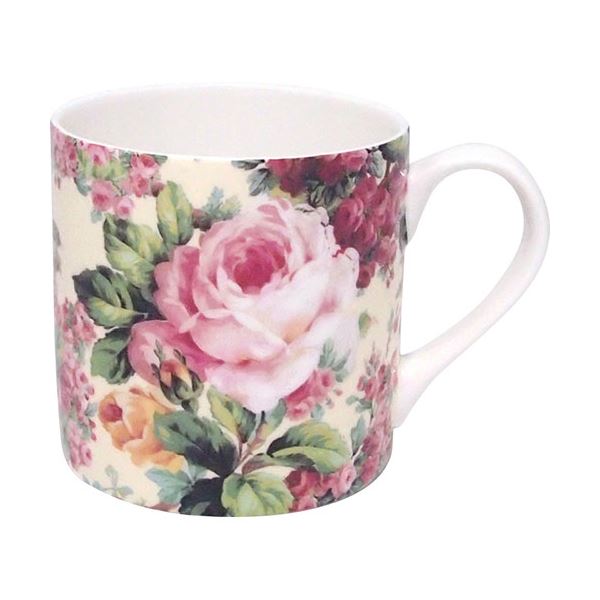 エインズレイ ステッチコール マグ オールドローズ 約φ9×9cm C6094527