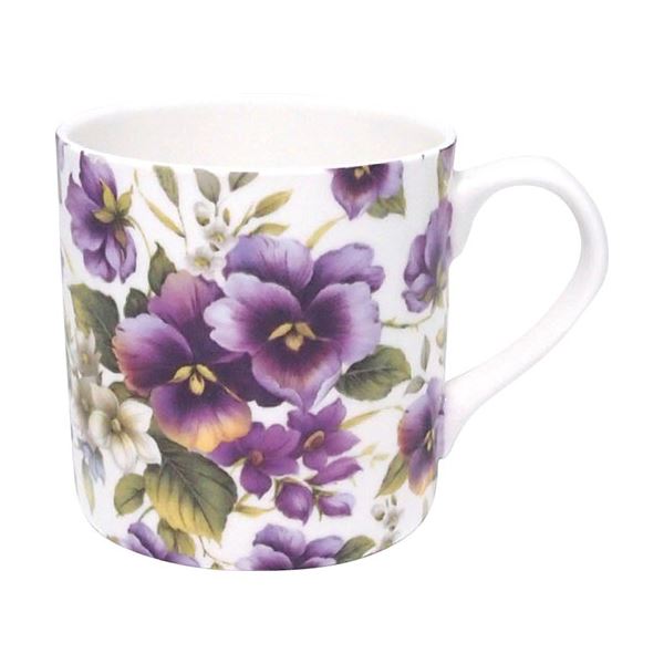 エインズレイ ステッチコール マグ ワイルドパンジー 約φ9×9cm C6094534