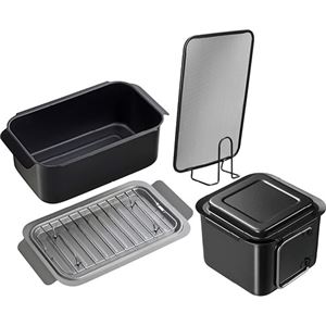 ポコフリット IH対応角型揚げ鍋3点セット B1141554