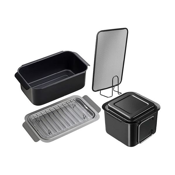 ポコフリット IH対応角型揚げ鍋3点セット B1141554