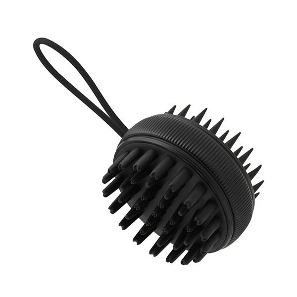 DRETEC ドリテック Refleu 2wayスカルプブラシ ブラック φ8.2×6cm(キャップを含まず) C6134520