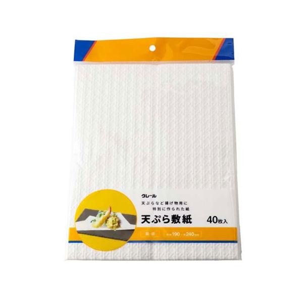 【10セット】 アサヒ興洋 クレール 天ぷら敷紙籠目 40枚入 MMT50119X10