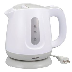 オーム電機 電気ケトル 1L 800W 08-1422 グレー COK-WS80B-H