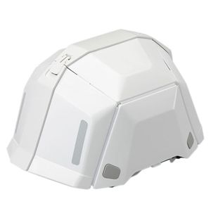 TOYO 折りたたみヘルメットBLOOM ホワイト 収納力も防護力も これひとつ 折りたためるヘルメットで どこでも安心を持ち運び ATC35702
