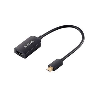 エレコム USB Type-C(TM) - HDMI(R)変換アダプター 1ポート カンタン接続で快適な大画面 AD-CHDMIQBK4