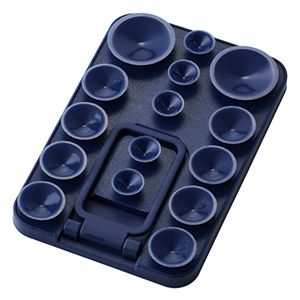 エレコム TakoPita 吸盤スマホパッドスタンド付 MAGKEEP ネイビー P-TKPTMAGS01NV