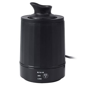 サンコー 湯煎式酒燗器 大燗板(おおかんばん) 卓上で日本酒の香り引き立つ熱燗を楽しめる 3種モード(人肌燗・熱燗・飛び切り燗) ATKN25ABK