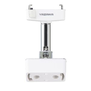 YAZAWA 傾斜天井用 引掛けシーリングアダプタ 配線器具に取り付け ホワイト KHC01WH