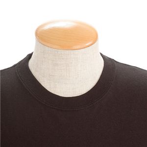 オープンエンドヤーンロングTシャツ2枚セット ブラック+杢グレー 4XLサイズ 商品写真3