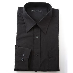 ブラック & ホワイト ワイシャツ2枚セット 長袖 L 【 2点お得セット 】  商品写真4