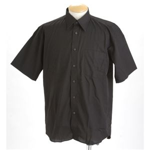 ブラック & ホワイト ワイシャツ2枚セット 半袖 LL 【 2点お得セット 】  商品写真2