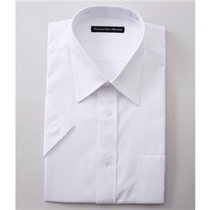 ブラック & ホワイト ワイシャツ2枚セット 半袖 L 【 2点お得セット 】  商品写真3