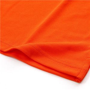 ドライメッシュアクティブ半袖ポロシャツ オレンジ L 商品写真3