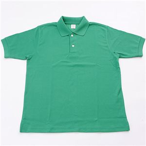 ドライメッシュアクティブ半袖ポロシャツ グリーン 3L 商品写真