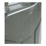 チェコ軍放出 ガソリン缶 B X064UN 10リッター 【中古】 border=