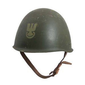 ポーランド軍放出 スチールヘルメット H M027UN 【中古】  - 拡大画像