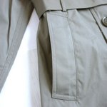 アメリカ軍 放出 US MCトレンチコート JC061NN カーキ 38( L相当) 【 デッドストック 】 【 未使用 】 border=