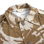 イギリス軍 放出 DP Mシャツ 半袖 デザト カモ( 迷彩) J S106NN M〜 Lサイズ 【 デットストック 】 【 未使用 】 border=