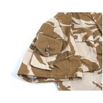 イギリス軍 放出 DP Mシャツ 半袖 デザト カモ( 迷彩) J S106NN M〜 Lサイズ 【 デットストック 】 【 未使用 】 border=