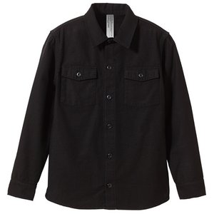 ファーティングロングスリーブシャツ CB1277 ブラック Sサイズ 商品写真1