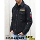 米軍 C.P.O.ジャケット “NAVYパッチ" JJ127YP ブラック 38（ M） 【 レプリカ 】  - 縮小画像1