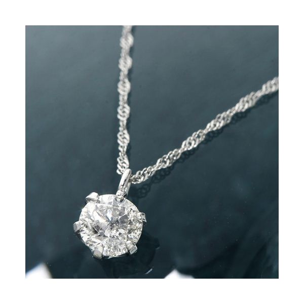 純プラチナ0.3ct ダイヤモンドペンダント/ネックレス