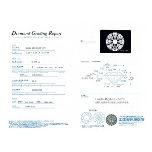 Dカラー SI2 エクセレントカット プラチナPT999 0.5ctダイヤモンドペンダント/ネックレス 鑑定書付き(中央宝石研究所) 商品写真3