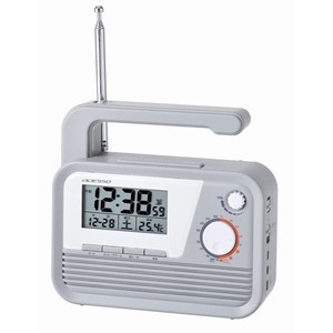 緊急時に便利なダイナモラジオ付きの電波時計