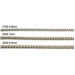 チタン製キヘイネックレス 幅 7.0mm/長さ 40cm border=