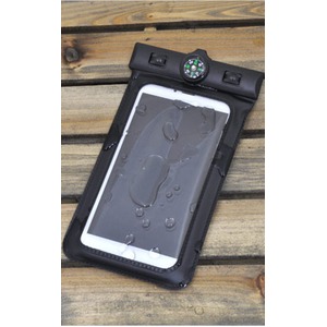 【3個セット】IPX8取得 スマートフォン用防塵・防水ケース ブラック 商品写真2