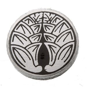 家紋つきメガネホルダー 【オニキス】丸に抱き茗荷 商品写真2