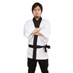 はっぴ/祭り衣装 【ホワイト】 ユニセックス着丈83cm ポリエステル 『祭りだ!はっぴ』 〔イベント コスプレ〕 border=