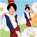 子供用 ハロウィンコスプレ 【キッズアラビアンプリンス 100サイズ】 帽子 シャツ付ベスト ベルト パンツ ポリエステル border=